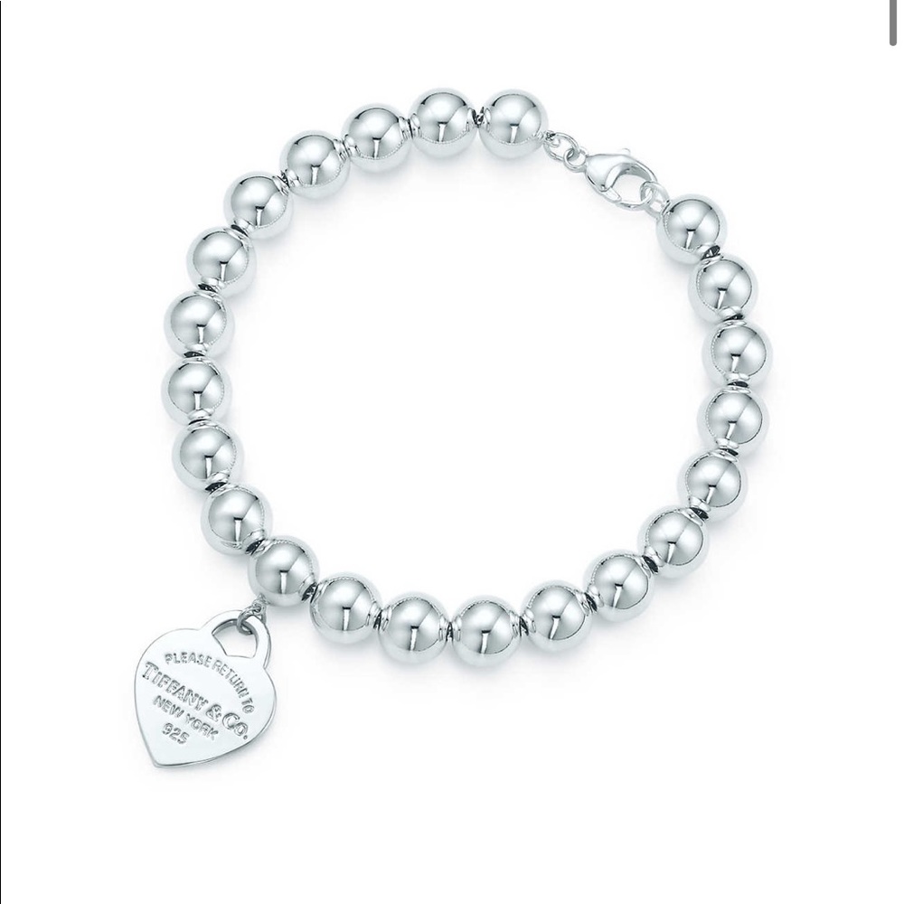 Tiffany & Co Heart Tag Bracelet in Silver EUC
